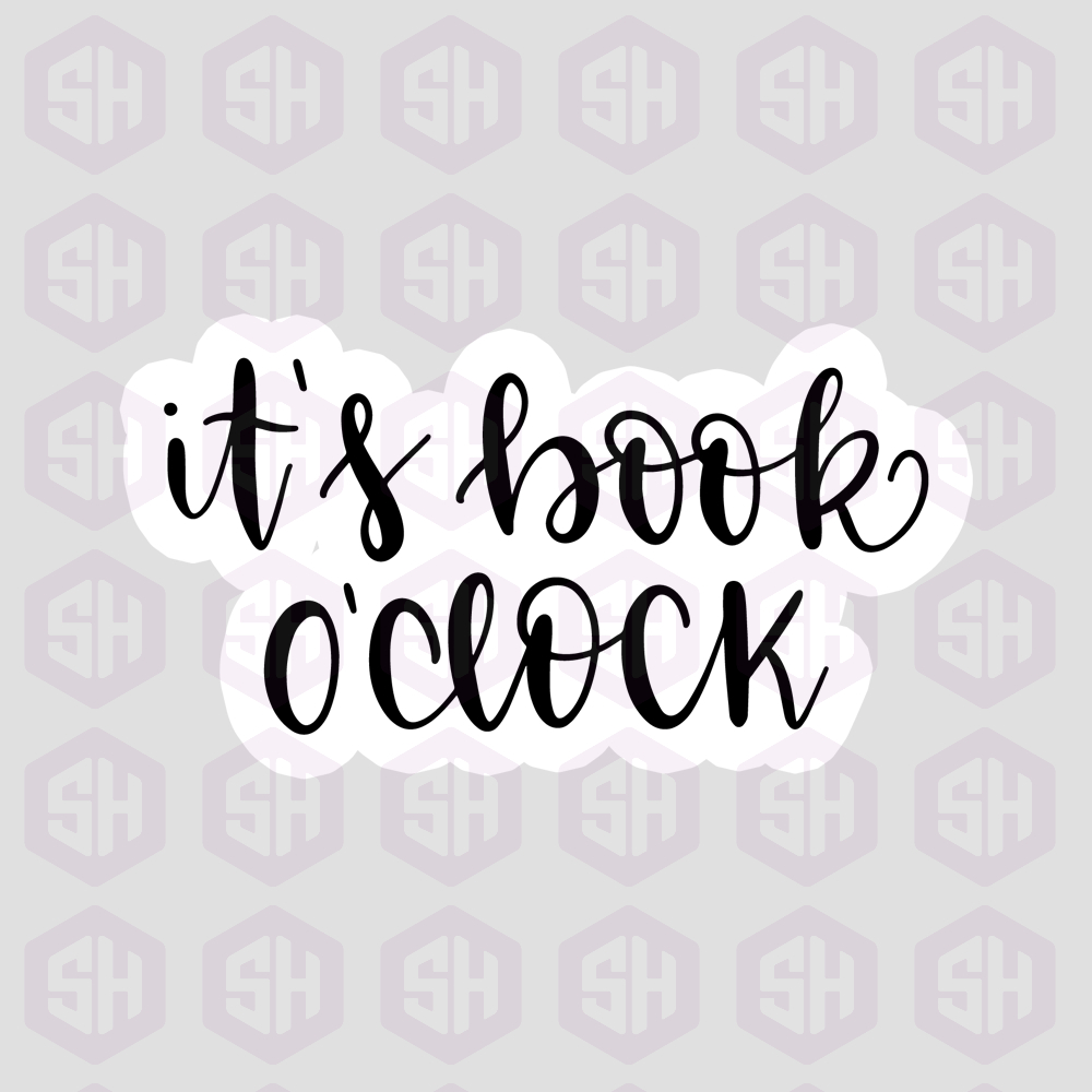 It’s Book O’Clock&nbsp;Sticker